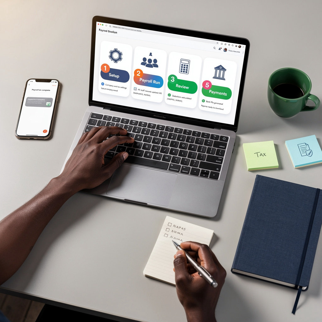 Keembigg Payroll System automated payroll processing workflow for Zambian businesses