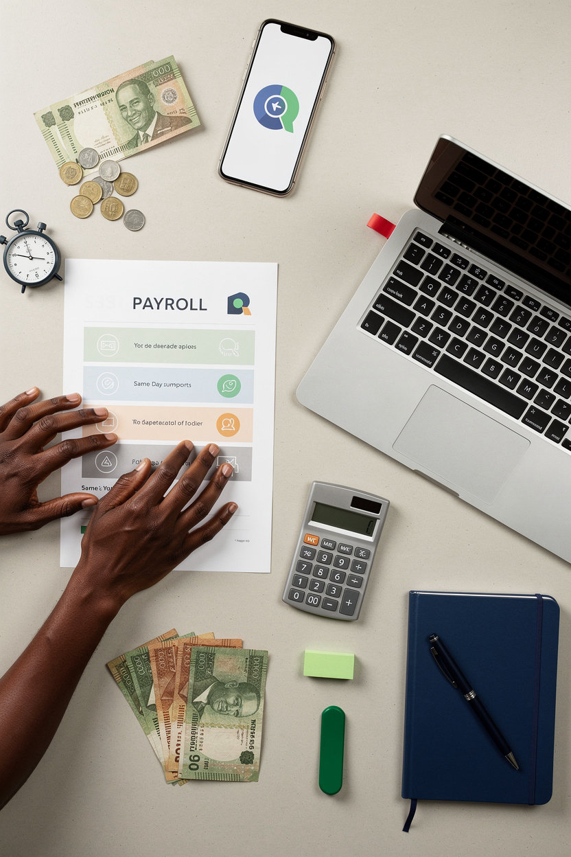 Keembigg Payroll System SME business owner using affordable web-based payroll software in Lusaka
